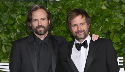 Matt Duffer and Ross Duffer walking the red carpet at The Gothams 2026 Television Awards, Cipriani Wall Street, New York, NY, June 1, 2026.(Photo by Anthony Behar/SipaUSA) Photo: Anthony Behar/SIPA USA