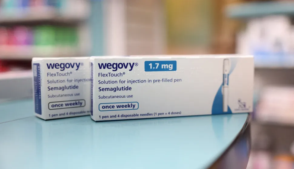 FILE PHOTO: Boxes of Wegovy made by Novo Nordisk are seen at a pharmacy in London, Britain March 8, 2024. REUTERS/Hollie Adams/File Photo Photo: Hollie Adams/REUTERS