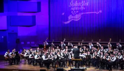 06.04.2025., Zagreb - Koncert "Sokacka rapsodija" u KD Vatroslav Lisisnki.. Photo: Slavko Midzor/PIXSELL