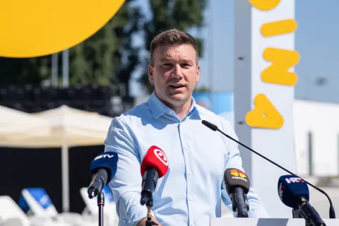Osijek, 20. 6. 2026., Otvorenje KopikeDomagoj Mikulić; Kopika; otvorenje; bazeni; 50 godina Kopike; Coapcabana; kupali&scaron;te; obnova