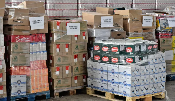 slavonija...vinkovci....06.06.2022.iz vinkovaca krenula pomoc vsz za ukrajinu; uz potporu veleposlanstva ukrajine, vukovarsko-srijemska zupanija u suradnji sa gradovima i opcinama s podrucja zupanije prikupila je humanu pomoć za prijateljsku zakarpatsku regiju u iznosu od 247.311,35 kuna; foto Gordan Panić