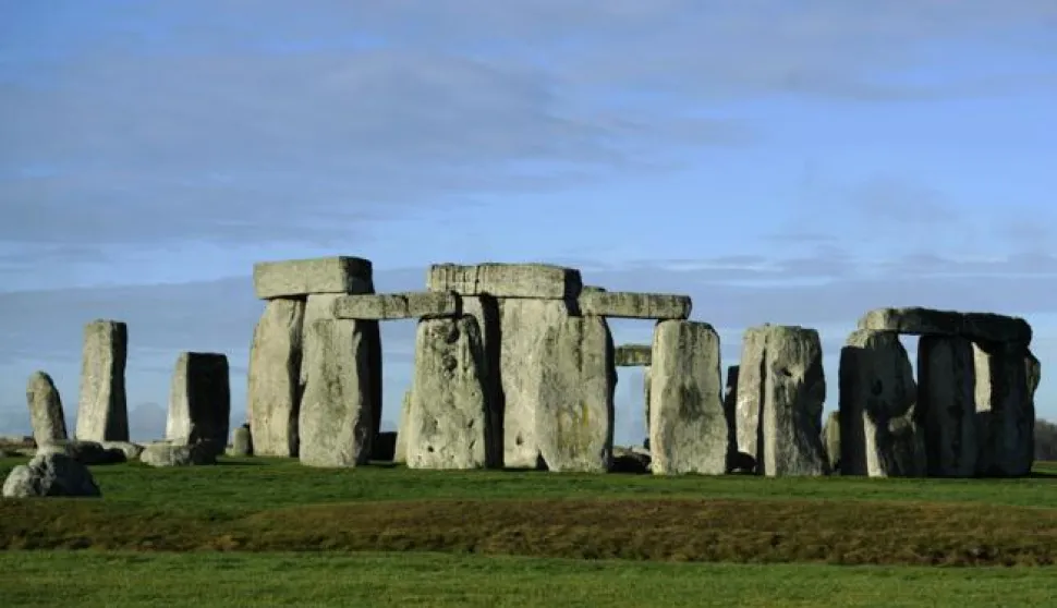 epa07212537 (FILE) - A view at Stonehenge, the 5,000 year old stone circle, near Amesbury, Britain, 17 December 2013 (reissued 06 December 2018). According to media reports, engineers working on a tunnel nearby have been accused by archeologists of damaging the archeological monument by drilling a hole through a 6,000-year-old platform near Stonehenge. EPA/FACUNDO ARRIZABALAGA