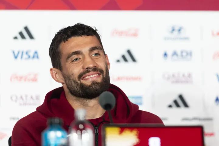 Toronto, 22.06.2026 - Konferencija za medije trenera Hrvatske Zlatka Dalića i Matea Kovačića. Na fotografiji Mateo Kovačić.foto HINA/ Daniel KASAP/ dk