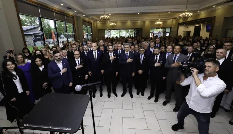 Toronto, 23.06.2026 - Susret premijera Andreja Plenkovi?a s predstavnicima hrvatske zajednice u Hrvatskom sportskom i dru?tvenom centru Hamilton. foto HINA/ Vlada RH/ Damir GALI?/ ik