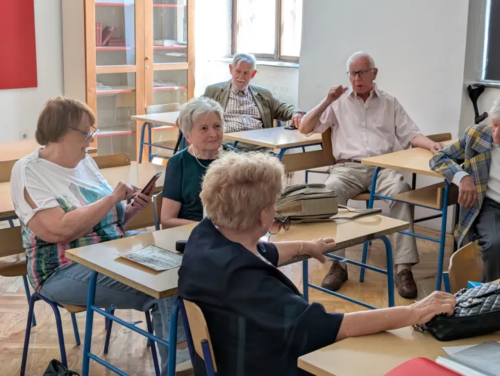 IV.a razred Gumnazije Ivo Lola Ribar Osijek proslavio 60 godina matureSnimio: Vedran Ristić