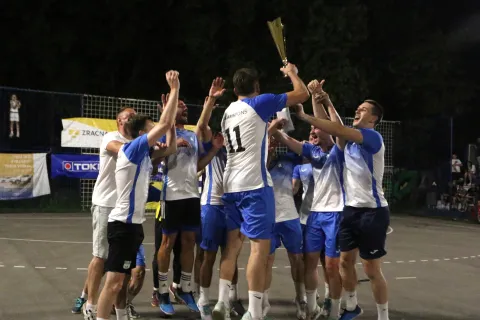 Tenja, 22. 06. 2026, Maloonogometni trurnir Tenja 2026, finale. Pobjednici turnira Solaris Pons Darda.snimio GOJKO MITIĆ