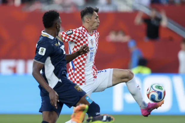 Toronto, 24.06.2026 - Utakmica drugog kola skupine L Svjetskog nogometnog prvenstva, Panama - Hrvatska na BMO Field stadionu u Torontu. Na slici Ante Budimir.foto HINA/ Daniel KASAP/ ds