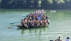 Slavonski maraton lađa na đakovačkom jezeru Jo&scaron;ava