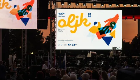 Osijek, 24. 6. 2026., Otvorenje Osječkog ljeta kultureOsječko ljeto kulture; OLJK; otvorenje; kultura; posjetitelji; glazba; film