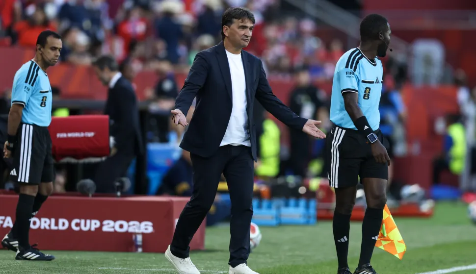 Toronto, 24.06.2026 - Utakmica drugog kola skupine L Svjetskog nogometnog prvenstva, Panama - Hrvatska na BMO Field stadionu u Torontu. Na slici izbornik Hrvatske nogometne reprezentacije Zlatko Dalić.foto HINA/ Daniel KASAP/ ds
