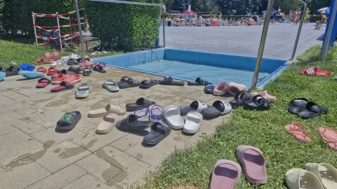 Paklene vrućine u Baranji: Bazeni krcati, Dunav već topliji od Jadrana, a na njivama vi&scaron;e od 40 stupnjeva