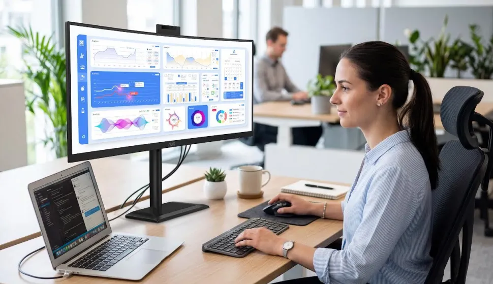 AOC serija E4 - novi standard monitora za male i srednje tvrtke