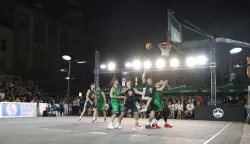 Osijek, 28. 06. 2025., Trg A. Starčevića, 3X3, basket, OLJN, OLJN lipanj, OLJN; lipanj, 2025, finaleSNIMIO BRUNO JOBST