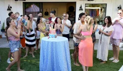THE VALLEY -- Pictured: (l-r) Brittany Cartwright, Jax Taylor, Kristen Doute, Jesse Lally, Michelle Lally, Zack Wickham, Luke Broderick, Jason Caperna -- (Photo by: Casey Durkin/Bravo)