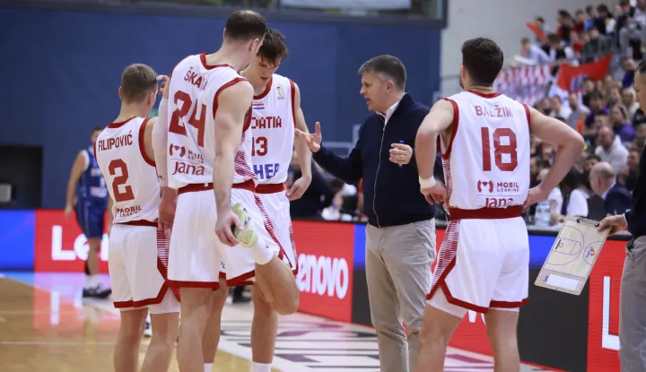 28.11.2025., Osijek - Prvi krug kvalifikacija za FIBA Svjetsko prvenstvo 2027., skupina E, 1. kolo, Hrvatska - Cipar. Photo: Davor Javorovic/PIXSELL