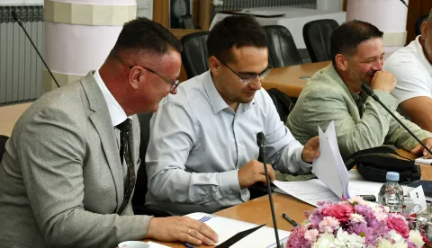 Slavonski Brod, 29.06.2026. - Potpisan ugovor za izradu projektno-tehničke dokumentacije izgradnje Braniteljskog centra u Bukovlju. foto HINA/ ml