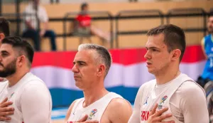 Zagreb, 30.6.2026.- Hrvatska reprezentacija pora?ena je od Slovenije 50-69 u drugom nastupu na Europskom prvenstvu u ko?arci u kolicima, u Diviziji B, koje se odr?ava u Zagrebu. foto HINA/ MILLENIUM PROMOCIJA/ Pavao Bobinac/ ua