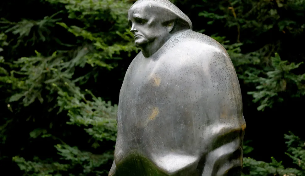 07.07.2023., Zagreb - Na danasnji dan, 7. srpnja 1893. rodio se u Zagrebu Miroslav Krleza. Krleza je ostvario vrhunske domete u svim knjizevnim vrstama, a mozda najvecu poruku dao je suvremenim Baladama Petrice Kerempuha. Photo: Patrik Macek/PIXSELL
