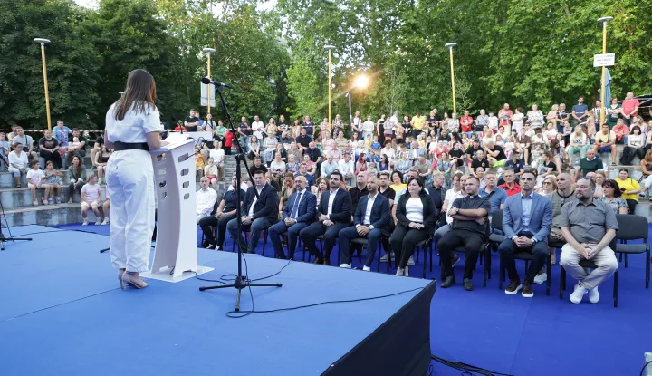 Osijek, 02. 07. 2026., Dan GČ Novi grad, polaganje vijenaca, sveta misa, svečana sjednicaSNIMIO BRUNO JOBST