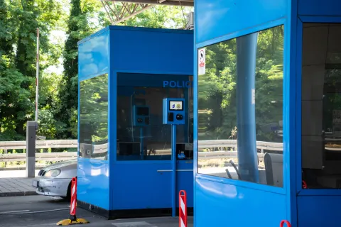 Dalj, 30. 6. 2026., Policijska postaja Dalj - obilazak granična policija; Erdut; granični prijelaz; granica; sustav provjere putnika; policija