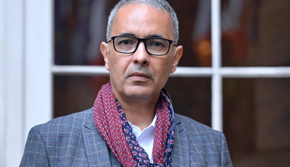 Kamel Daoud writer at the closing of Strasbourg World Book Capital 2024-2025. On this occasion, mayor of Strasbourg, awarded the city's medal to various personalities. April 18, 2025, Strasbourg Northeastern France. Photo by Nicolas Roses/ABACAPRESS.COM Photo: Roses Nicolas/ABACA/ABACA