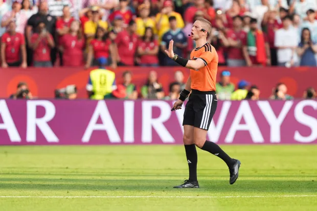 Referee Espen Eskas (NOR) during the FIFA World Cup 2026 Round Of 32 match between Portugal and Croatia at Toronto Stadium. on July 2, 2026 in Toronto, Canada. (Photo by Leonardo Ramirez/ Eyepix Group) (Photo by Leonardo Ramirez/Eyepix Group/Eyepix via Nexpher Images/Sipa USA) Photo: Nexpher Images/SIPA USA