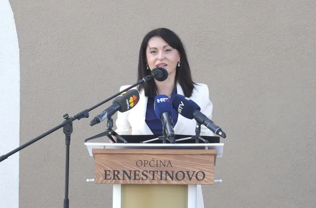 Ernestinovo, 03. 07. 2026., IDEM, Kulturni dječji centar, Andrej Plenković, otvaranjem, otvorenje, obilazak, Nata&scaron;a Trami&scaron;akSNIMIO BRUNO JOBST