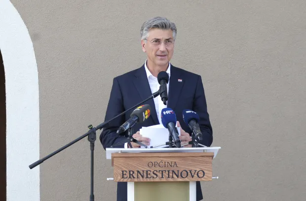Ernestinovo, 03. 07. 2026., IDEM, Kulturni dječji centar, Andrej Plenković, otvaranjem, otvorenje, obilazakSNIMIO BRUNO JOBST