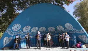 Osijek, 04. 10. 2025., Park kralja Držislava, Sajam antikviteta, listopad 2025, Osječki puhački orkestar SNIMIO BRUNO JOBST