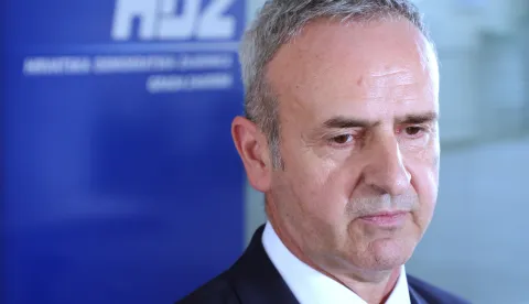 Zagreb,16.06.2026 - Održana je zajednička sjednica Predsjedni&scaron;tva i Nacionalnog odbora HDZ-a.Na slici Krunoslav Katičić.Foto HINA/Tomislav Pavlek/tp