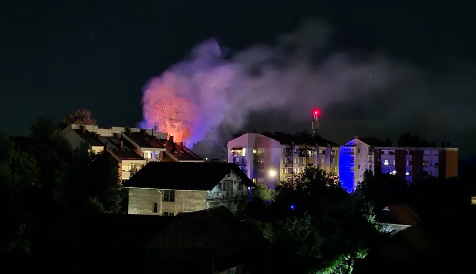 Požar u Orahovici
