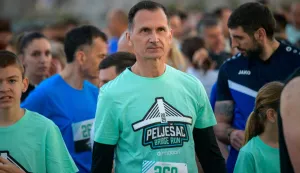 29.05.2025., Peljeski most - Odrzana je cetvrta po redu utrka Peljeskim mostom, duga pet i pol kilometra Photo: Pixsell/PIXSELL