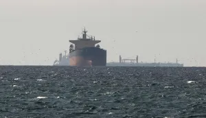 (260620) -- TEHRAN, June 20, 2026 (Xinhua) -- This photo provided by Ministry of Information in Oman on June 20, 2026 shows a view of the Strait of Hormuz. Iran's main military command Khatam al-Anbiya Central Headquarters announced Saturday the closure of the Strait of Hormuz, citing U.S. "breach" of the newly-signed peace memorandum of understanding and Israel's ceasefire "violations" in southern Lebanon, Iran's semi-official Mehr news agency reported. (Xinhua) Photo: XINHUA/XINHUA