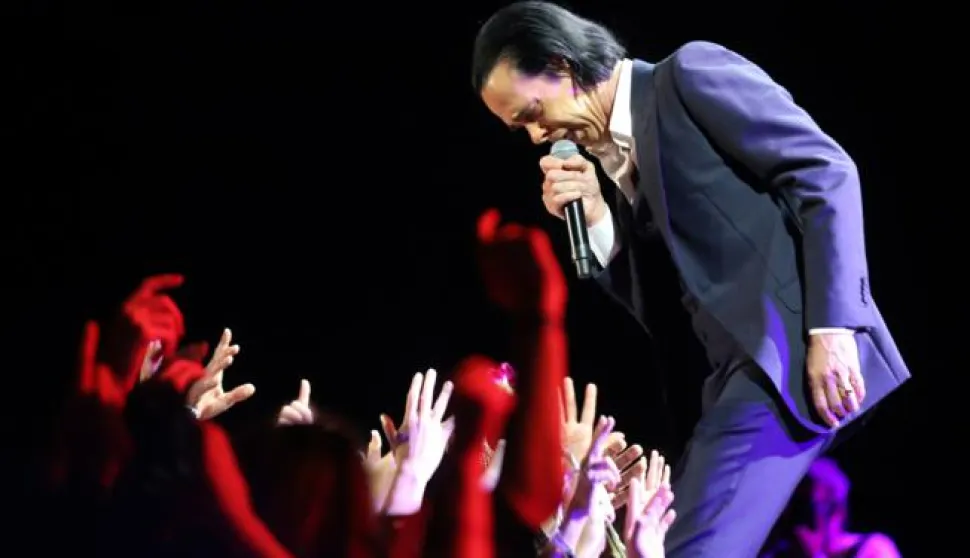 Zagreb, 21.06.2022. - Drugi dan 15. INmusic festivala na zagrebačkom Jarunu. NA fotografiji Nick Cave and the Bad Seeds.foto HINA/ Admir BULJUBA&Scaron;IĆ/ abu