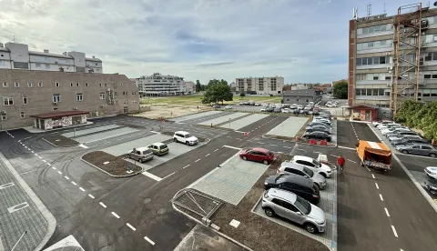 Osijek, 31. 05. 2026., Ulica Hrvatske republike 41-43, nova parkirali&scaron;na mjesta, novi parking, novo parkirali&scaron;te, obilazakSNIMIO BRUNO JOBST