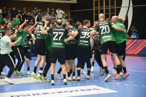 Sportska dvorana OS kralja Tomislava, Nasice - EHF Europska liga, prva utakmica cetvrfinala, RK Nexe - THW Kiel. TRAVANJ 2026FOTO: RK NEXE