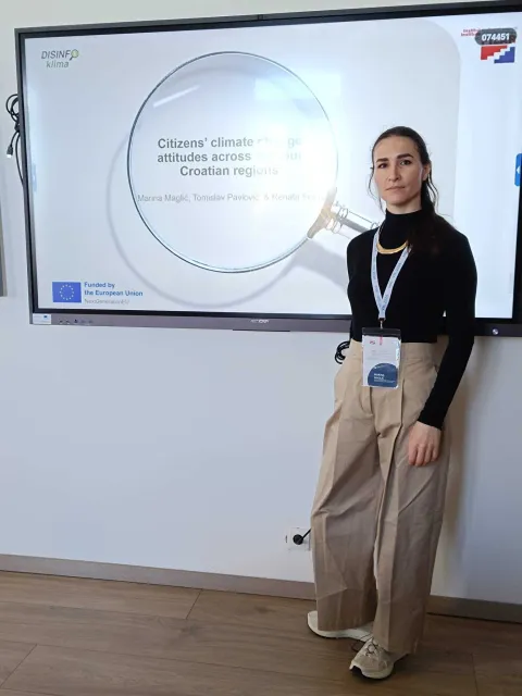 MAGAZIN MARINA MAGLICProjekt DISINFO klima: Rezultati projekta predstavljeni na petoj međunarodnoj MIC konferenciji u Visu, 18.&ndash;21. 9. 2024. - Institut dru&scaron;tvenih znanosti Ivo Pilar