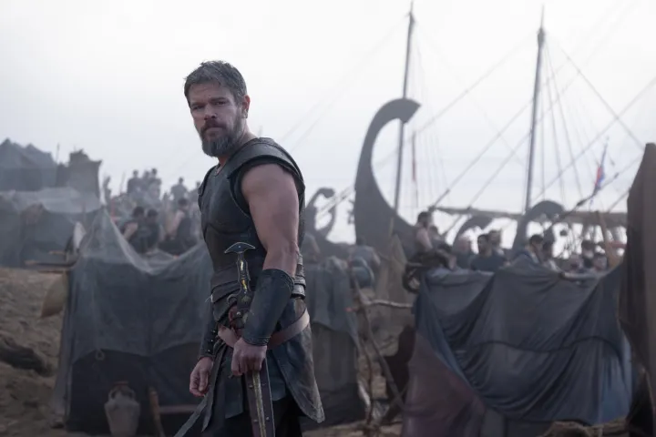 Matt Damon is Odysseus in THE ODYSSEY, written, produced, and directed by Christopher Nolan. (2026) 
