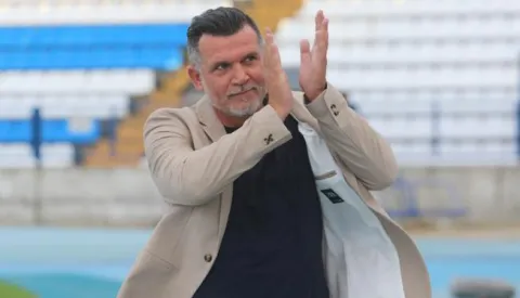 Osijek, 31. 07. 2022, Stadion Gradsi vrt, Prva SuperSport Hrvatska nogometna liga 22/23. Osijek - Slaven Belupo, Zoran Zekic, trener Slaven Belupa.snimio GOJKO MITIĆ