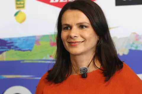 Osijek, 10. 07. 2026, IT park, Money Tik Talk- financijsko savjetovanje za mlade. Vinka Iilak, članica uprave FINA.snimio GOJKO MITIĆ