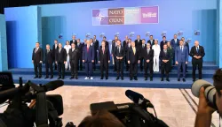 Ankara, 08.07.2026 - Predsjednik Republike Hrvatske Zoran Milanovi? sudjelovao je u srijedu na sastanku Sjevernoatlantskog vije?a za ?efove dr?ava i vlada ?lanica NATO-a u Ankari. Na slici family photo.foto HINA/ Ured predsjednika RH/ Tomislav BU?LJETA/ ik
