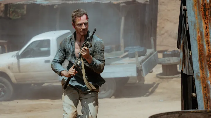 Michael Fassbender as Martian in The Agency, episode 10, season 2, streaming on Paramount+ 2026. Photo Credit: Luke Varley/Paramount+