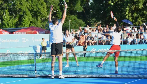 Karlovac, 12.07. 2026. - U Karlovcu je danas održano četvrto izdanje humanitarno-sportskog projekta Gem Set Hrvatska, iza koje stoji Zaklada Marin Čilić. foto HINA/ Mladen VOLARIĆ/ tm