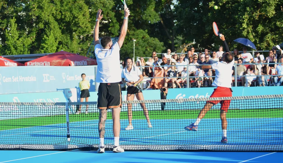 Karlovac, 12.07. 2026. - U Karlovcu je danas održano četvrto izdanje humanitarno-sportskog projekta Gem Set Hrvatska, iza koje stoji Zaklada Marin Čilić. foto HINA/ Mladen VOLARIĆ/ tm