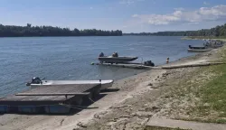 Vodostaj Dunava kod Batine i dalje pada, već treći mjesec zaredom rekordno nizak