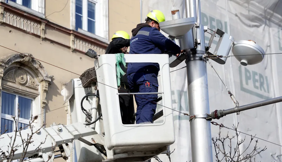 Osijek, 06. 02. 2026., slobodnjak, slobodnjaci, javna rasvjeta, struja, električna energija, zamjena ulične rasvjete, HEP, bez struje, ilustracijaSNIMIO BRUNO JOBST