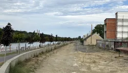 Osijek, 18. 07. 2026., Donjogradska obala; radovi, cesta, ceste, nova cesta, prometSNIMIO BRUNO JOBST