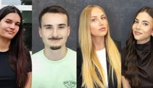 Upisi na fakultet, brucosi, studentiLu Maršalek, Andrej Keglević, Paula Jurišić i Sofia Jaćimović