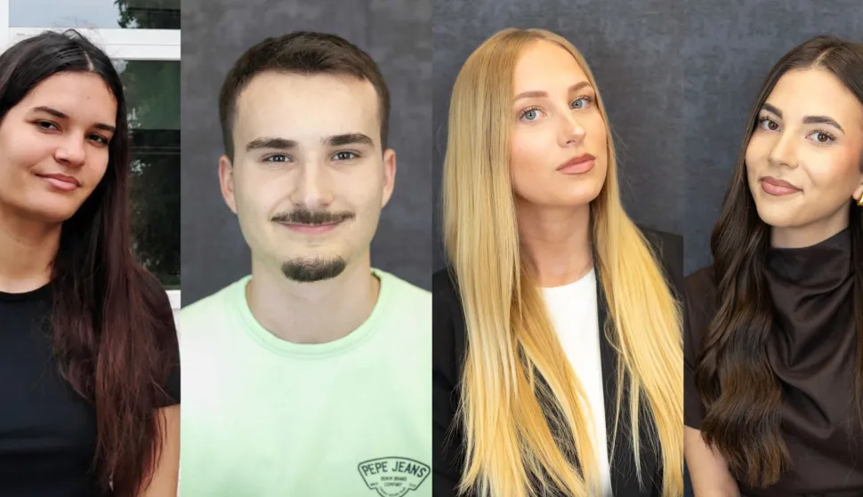 Upisi na fakultet, brucosi, studentiLu Mar&scaron;alek, Andrej Keglević, Paula Juri&scaron;ić i Sofia Jaćimović
