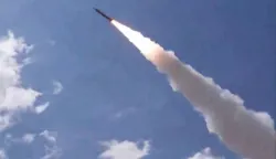 This screen grab taken from video footage released on July 17, 2026 by Iran's Revolutionary Guards (IRGC)'s Sepah News website shows a missile being launched from an undisclosed location towards US targets in Qatar, Kuwait and Oman. The commander of the Aerospace Force in Iran's Revolutionary Guards vowed on July 17 that Tehran would not halt its attacks in the region until the US stopped striking Iran's southern coastline and the Strait of Hormuz. (Photo by SEPAHNEWS.COM/AFP)/